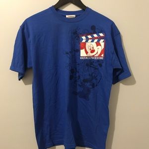 Walt Disney World T Shirt Mickey Mouse Blue XL